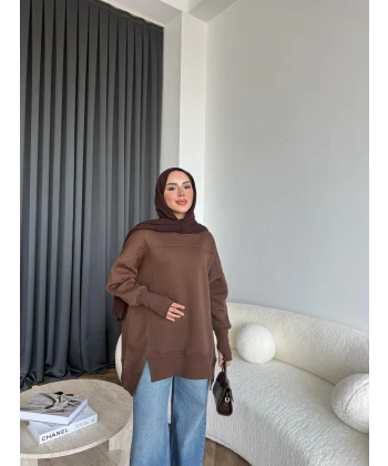 Dilvi Model Sweat - Acı Kahve