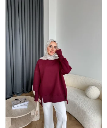 Dilvi Model Sweat - Bordo