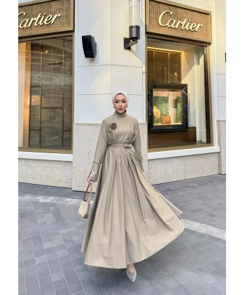 Eyşan Elbise - Yeşil