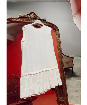 Fırfır Detaylı İçlik - Beyaz