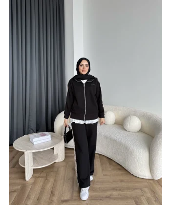 Hps-Yan Şeritli Muadil Takım - Siyah