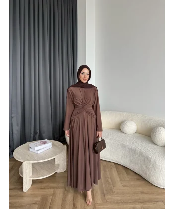 Latan Sandy Elbise - Kahve