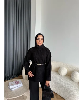 Mb-Eso Triko Kazak - Siyah