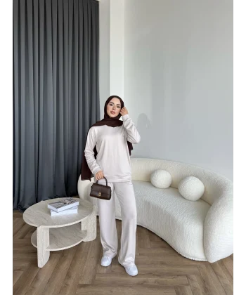 Muadil A Eşofman Takım - Bej