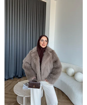 Olesa Kürk Mont - Vizon