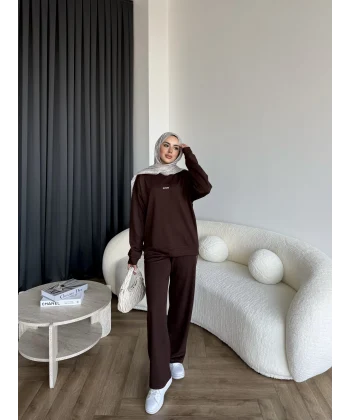 Oysh Eşofman Takım - Acı Kahve