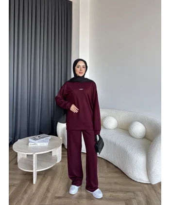 Oysh Eşofman Takım - Bordo