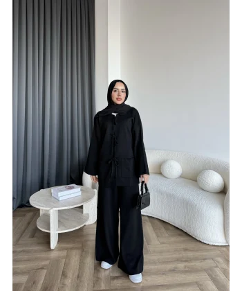 Ronas Triko Takım - Siyah