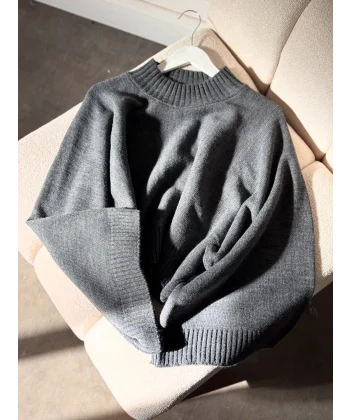 Sany Balon Kol Kazak - Gri