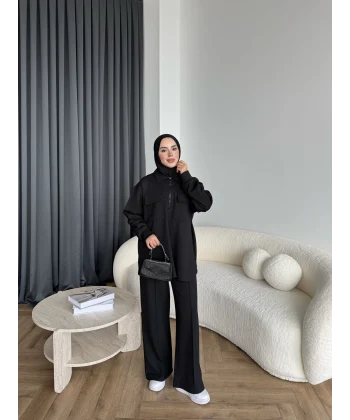 Sude Cepli Oysh Takım - Siyah