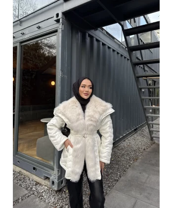 Vadi Lüx Mont - Beyaz