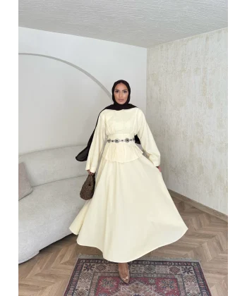 Yula Keten Takım - Sarı