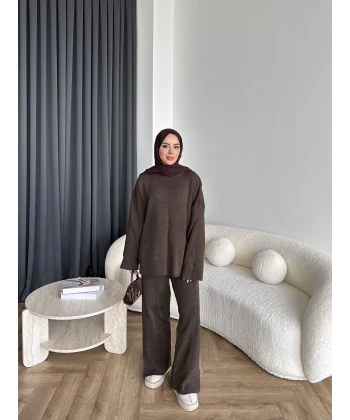 Zania Triko Takım - Acı Kahve