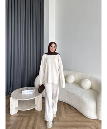 Zania Triko Takım - Bej