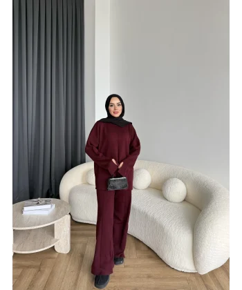 Zania Triko Takım - Bordo