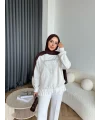 2-Muadil Sweat - Beyaz