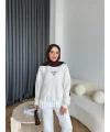 4-Muadil Sweat - Beyaz
