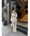 Baslin Kürk Yelek - Bej