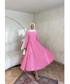 Crash Elbise - Pembe