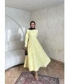 Crash Elbise - Sarı