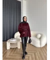 Darlan Tüylü Kazak - Bordo ÖN SİPARİŞ