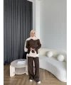 Diana Triko Takım - Kahve