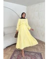 Elian Müslin Elbise - Sarı