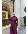 Eyşan Elbise - Bordo