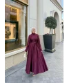 Eyşan Elbise - Bordo