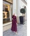 Eyşan Elbise - Bordo