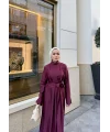 Eyşan Elbise - Bordo