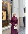 Eyşan Elbise - Bordo