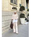 Hanne Gömlek Detaylı Takım - Bej