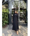 Havan Çapraz Elbise - Siyah