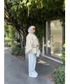 Joelle Pelerinli Ceket - Bej