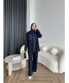 Kot Detaylı Oysh Takım - Lacivert