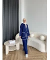 Kuzy Cepli Triko Takım - Lacivert
