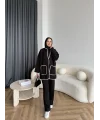 Kuzy Cepli Triko Takım - Siyah