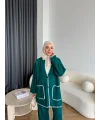 Kuzy Cepli Triko Takım - Yeşil