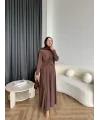 Latan Sandy Elbise - Kahve