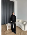 Leyans Fermuarlı Takım - Siyah