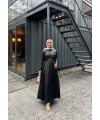 Lolita Deri Elbise - Siyah