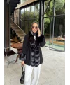 Luella Kürk Detaylı Hırka - Siyah