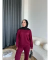 Muadil A Eşofman Takım - Bordo