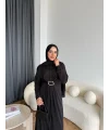 Nisa Sandy Elbise - Siyah