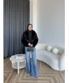 Olesa Kürk Mont - Siyah