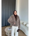 Olesa Kürk Mont - Vizon