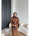 Pls Leopar Elbise - Açık