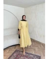Poliamid Elbise - Sarı