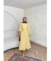 Poliamid Elbise - Sarı